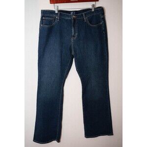 Gap Denim womens jeans 16/33R Boot cut Dark wash